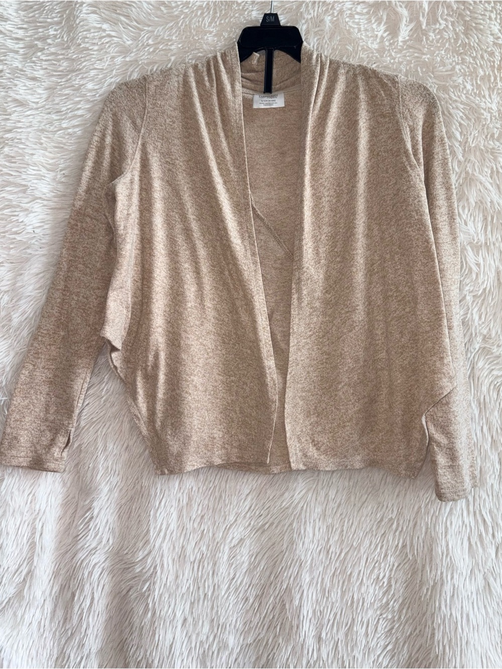 Danskin Now Girls Open Front Crossover Back Knit Cardigan - Size S (6-6X)